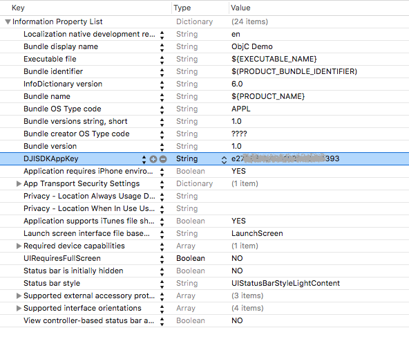 appKeyInPlist